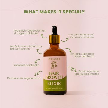 Curl Cure: Hair Growth Elixir- 50ml