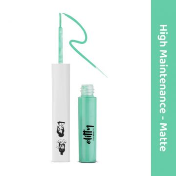 Elitty Beauty: Pop Eyeliner - High Maintenance Cyan Green Matte - 4ml
