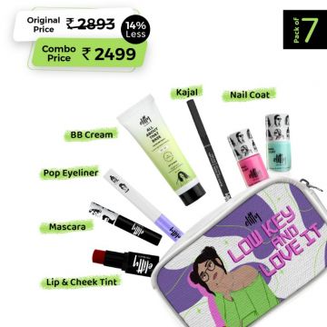 Elitty Beauty: Low Key and Love it Kit (Medium)- Complete Makeup Kit for Teens