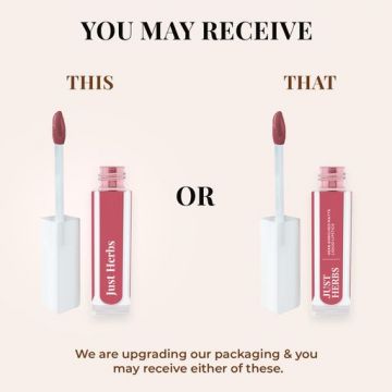 Just Herbs: Ayurvedic Creamy Matte Long Lasting Liquid Lipstick Raspberry Pink - 2ml