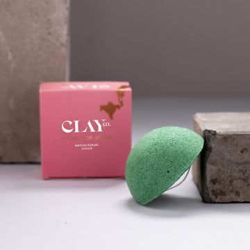 ClayCo.: Matcha Konjac Sponge - 20gm
