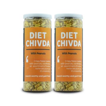 Omay Foods: Diet Chivda With Peanuts - Pack of 2 - 100gm Each