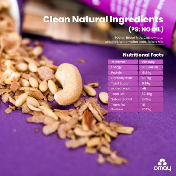 Omay Foods: Nutty Mix Pouch - 400gm