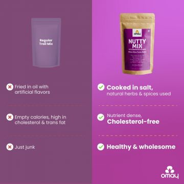 Omay Foods: Nutty Mix Pouch - 400gm