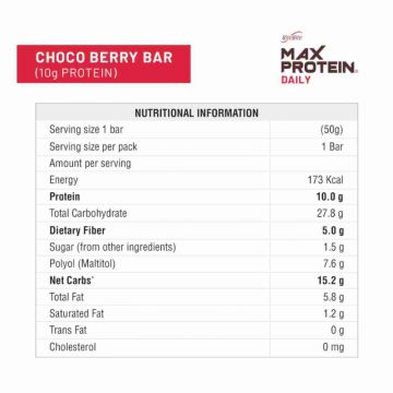RiteBite Max Protein: Daily Choco Berry [Pack of 24] - 1200gm