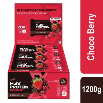 RiteBite Max Protein: Ultimate Choco Berry [Pack of 12] - 1200gm
