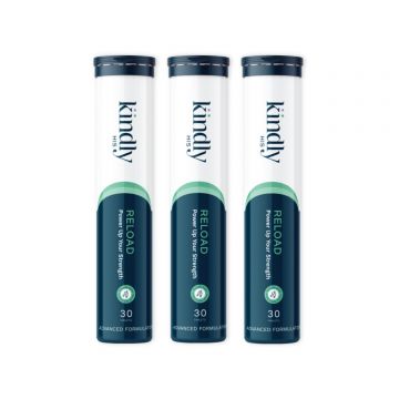 Kindly Health: Reload - Essential Erection Booster - Pack of 3 (90 Tablets)