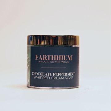 Earthhium: Chocolate Peppermint Whipped Cream Soap