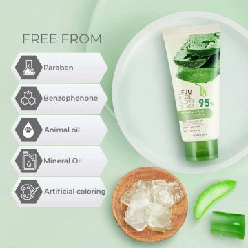 The Face Shop: Jeju Aloe Fresh Soothing Gel Tube - 300ml