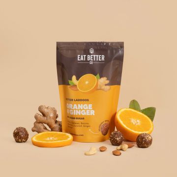 Eat Better: Better Laddoos Orange & Ginger - 200gm