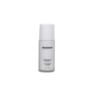 Necessary: Natural Roll-On Deodorant Aloe-Vera & Cucucmber - 50ml