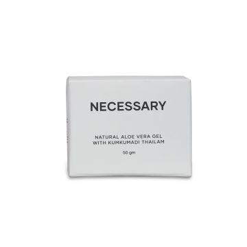 Necessary: Natural Aloe Vera Gel with Kumkumadi Thailam - 50gm