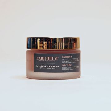 Earthhium: Calamine Clay & Rosehip Pore Instant Facial Jar