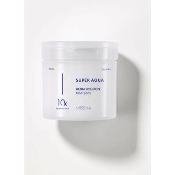 Missha: Super Aqua Ultra Hyalron Toner Pads - 180gm