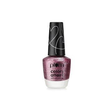 Plum: Color Affair Nail Polish All That Glitters Collection 3D Finish With...
