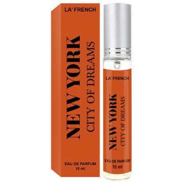 La' French: New York City Of Dreams With Long Lasting Fragrance for men & women - 10ml