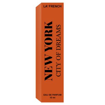 La' French: New York City Of Dreams With Long Lasting Fragrance for men & women - 10ml
