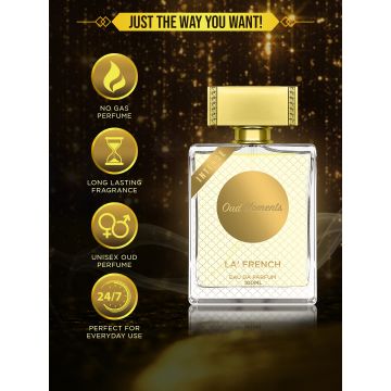 La' French: Oud Moment Eau De Perfum for Men and Women - 100ml