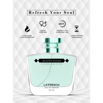 La' French: Happiness Eau De Perfume - 100ml