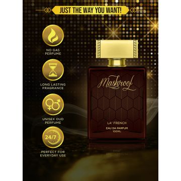 La' French: Mashroof Eau De Parfum for Men and Women - 100ml