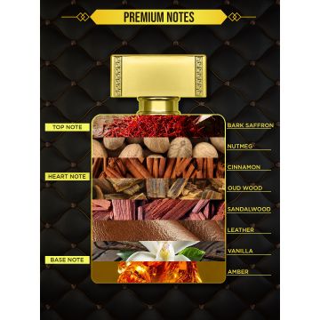 La' French: Oud Woody Eau De Perfume for Men and Women - 100ml