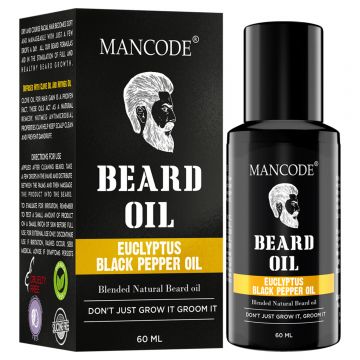 Mancode: Beard Oil - Eucalyptus & Black Pepper - 60ml
