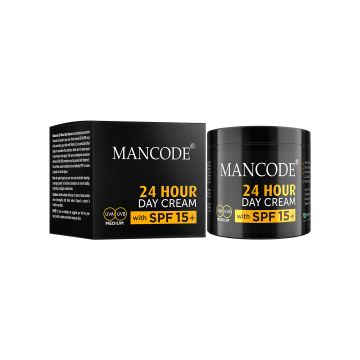 Mancode: 24 Hours Day Cream with SPF 15+ - 100gm