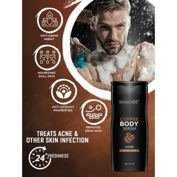 Mancode: Coffee Body Wash Shower Gel - 450ml