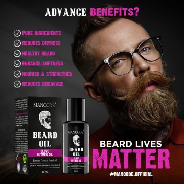 Mancode: Beard Oil - Clove & Nutmeg - 60ml