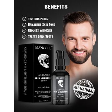 Mancode: Ayurvedic Skin Brightening Serum - 50ml