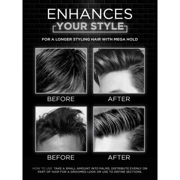 Mancode: Hair Wax Strong Hold Glossy Stylish - 100gm