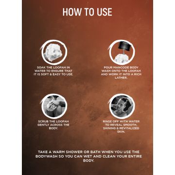 Mancode: Coffee Body Wash Shower Gel - 450ml