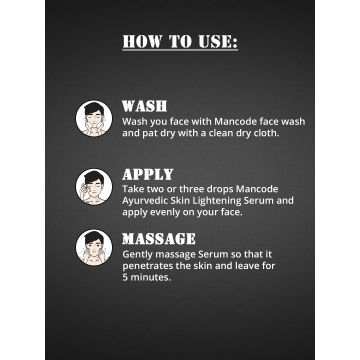 Mancode: Ayurvedic Skin Brightening Serum - 50ml
