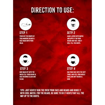 Mancode: 2 in 1 Beard & Face Wash - 200ml