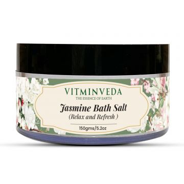VITMINVEDA: Natural Jasmine Bath Salt - 150 gm