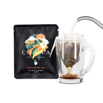 Cohoma Coffee: Natural Cinnamon Hazelnut - Coffee Bags - 10 Pack