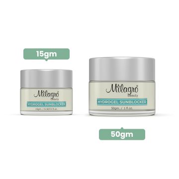 Milagro Beauty: Hydrogel Sunblocker - 15gm