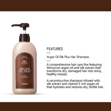 Skinfood: Argan Oil Silk Plus Hair Shampoo - 500ml