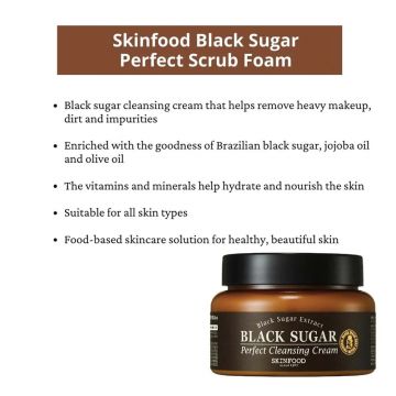 Skinfood: Black Sugar Perfect Cleansing Cream - 230ml