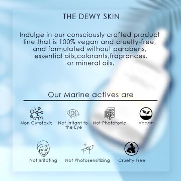 The Dewy Skin: Microalgae Potion Anti-Blemish Face & Lip Serum - 30ml