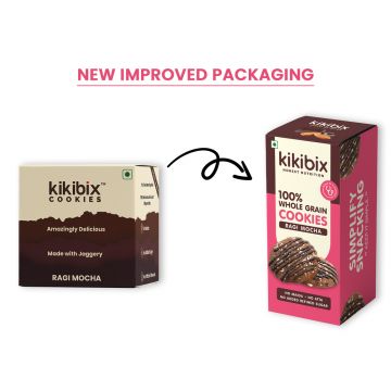 Kikibix: Ragi Mocha Cookies- 260 gm (Pack of 2)