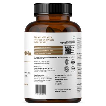 Nirvasa: Ashwagandha Tablets - 60 Tablets