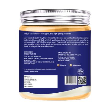 FitFeast: White Chocolate Peanut Butter - 400gm