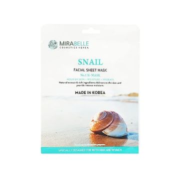 Mirabelle: Snail Facial Sheet Mask - 25ml