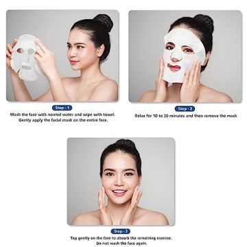 Mirabelle: Facial Sheet Mask Combo - Pack of 6 - 25ml each