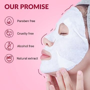 Mirabelle: Rice Water Facial Sheet Mask - 25ml