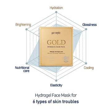 Petitfee: Gold Hydrogel Sheet Mask - 32gm