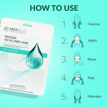 Mirabelle: Oxygen Facial Sheet Mask - 25ml
