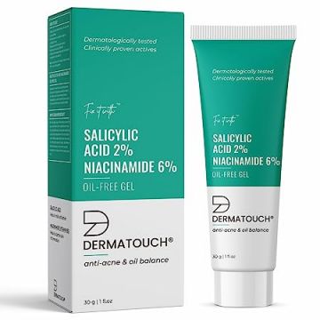 Dermatouch: Salicylic Acid 2% Niacinamide 6% Anti-Acne Oil Free Gel - 30gm