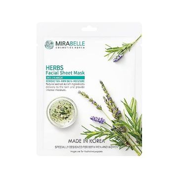 Mirabelle: Herbs Facial Sheet Mask - 25ml